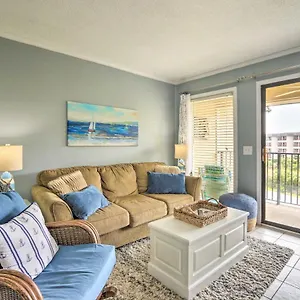  Apartment Hilton Head Ocean-view Steps To Beach!